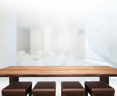 Masa üstü ve bulanıklık Office arka plan