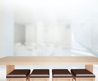 Masa üstü ve bulanıklık Office arka plan