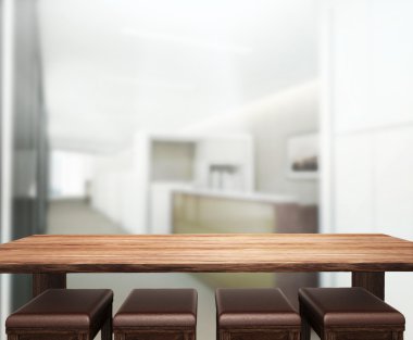Masa üstü ve bulanıklık Office arka plan