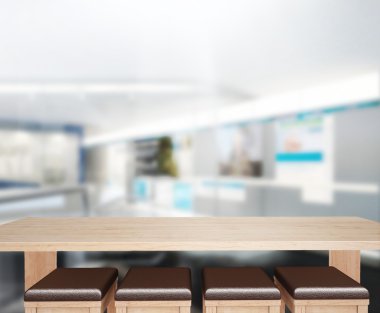 Masa üstü ve bulanıklık Office arka plan