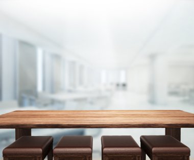 Masa üstü ve bulanıklık Office arka plan