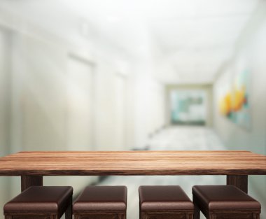 Masa üstü ve bulanıklık Office arka plan