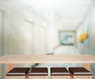 Masa üstü ve bulanıklık Office arka plan