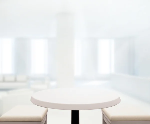 Table Top And Blur Office Background — Stock Photo, Image