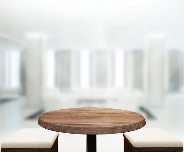 Masa üstü ve bulanıklık Office arka plan — Stok fotoğraf