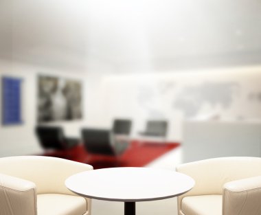 Masa üstü ve bulanıklık Office arka plan