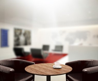 Masa üstü ve bulanıklık Office arka plan