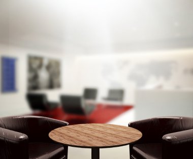 Masa üstü ve bulanıklık Office arka plan