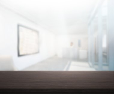 Masa üstü ve bulanıklık Office arka plan