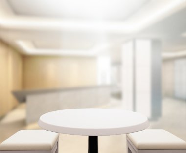 Masa üstü ve bulanıklık Office arka plan