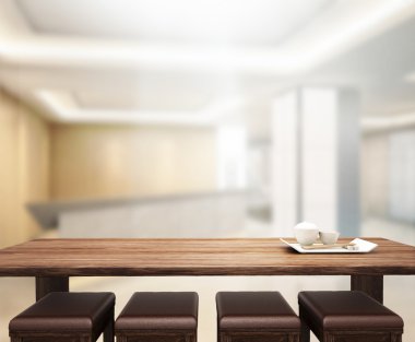 Masa üstü ve bulanıklık Office arka plan