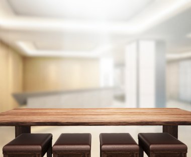 Masa üstü ve bulanıklık Office arka plan