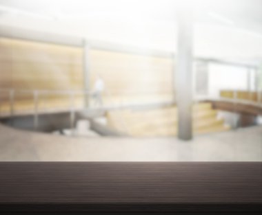 Masa üstü ve bulanıklık Office arka plan