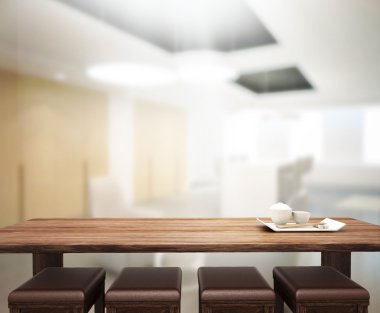Masa üstü ve bulanıklık Office arka plan