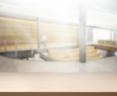 Masa üstü ve bulanıklık Office arka plan