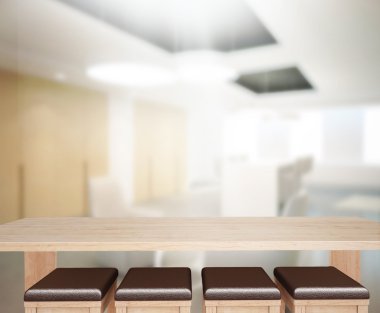 Masa üstü ve bulanıklık Office arka plan