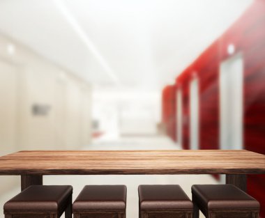 Masa üstü ve bulanıklık Office arka plan