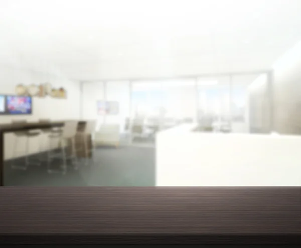 Table Top And Blur Office of Background — Stock Photo, Image