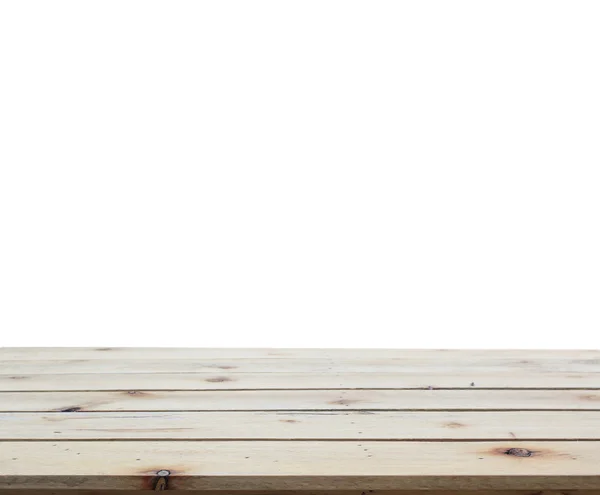 Old wooddesk with white background — Stock Photo, Image