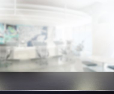 Masa üstü ve bulanıklık Office arka plan