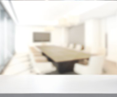 Ahşap masa, Toplantı salonunun içinde arka plan