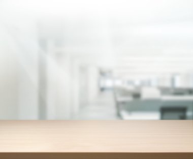 Masa üstü ve bulanıklık Office arka plan