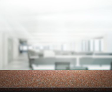 Masa üstü ve bulanıklık Office arka plan