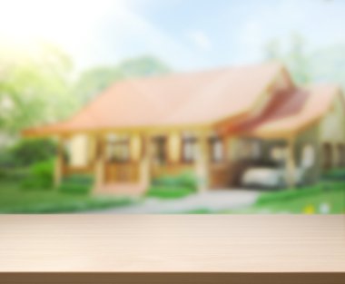 Masa üstü ve Blur Binası arka plan