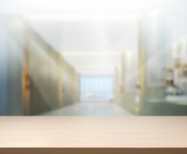 Masa üstü ve bulanıklık Office arka plan