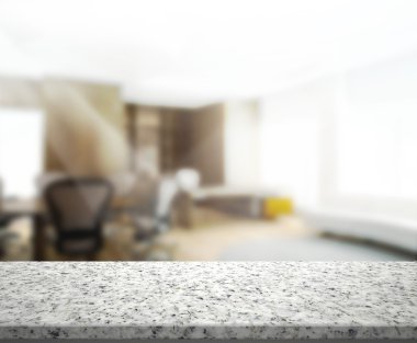 Masa üstü ve bulanıklık Office arka plan