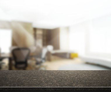 Masa üstü ve bulanıklık Office arka plan