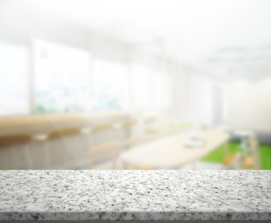 Masa üstü ve bulanıklık Office arka plan