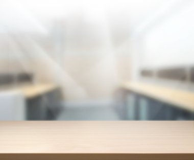 Masa üstü ve bulanıklık Office arka plan