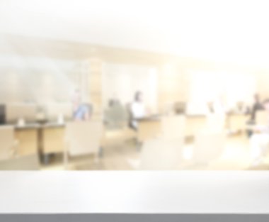 Masa üstü ve bulanıklık Office arka plan