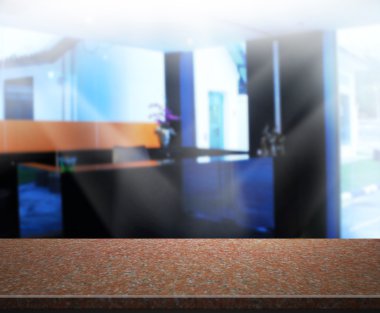 Masa üstü ve bulanıklık Office arka plan