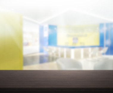 Masa üstü ve bulanıklık Office arka plan