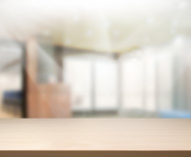 Masa üstü ve bulanıklık Office arka plan