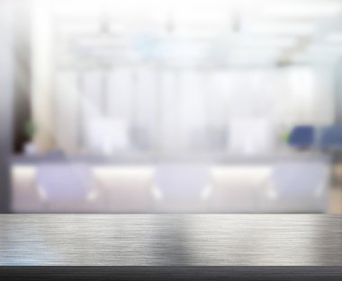 Masa üstü ve bulanıklık Office arka plan