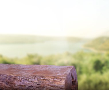 Masa üstü ve bulanıklık doğa arka plan