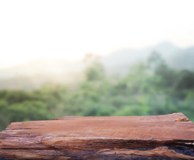 Masa üstü ve bulanıklık doğa arka plan