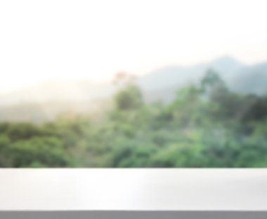 Masa üstü ve bulanıklık doğa arka plan