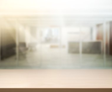 Masa üstü ve bulanıklık Office arka plan