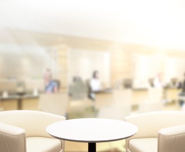 Masa üstü ve bulanıklık Office arka plan