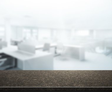 Masa üstü ve bulanıklık Office arka plan