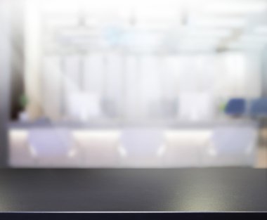 Masa üstü ve bulanıklık Office arka plan