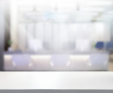 Masa üstü ve bulanıklık Office arka plan