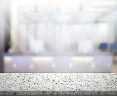 Masa üstü ve bulanıklık Office arka plan