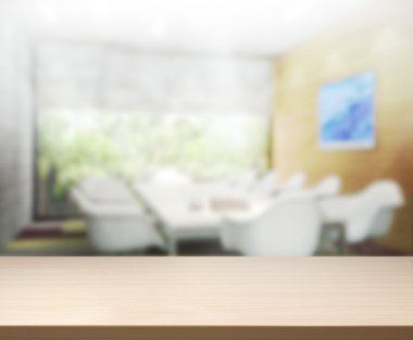 Masa üstü ve bulanıklık Office arka plan