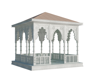 İzole edilmiş 3d Render Yapılandırması