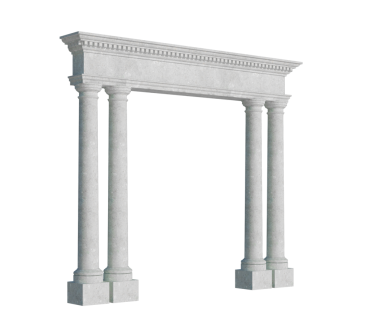 İzole edilmiş 3d Render Yapılandırması